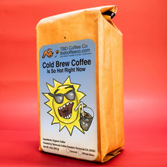 Cold Brew Is So Hot Right Now coffee package in red scene