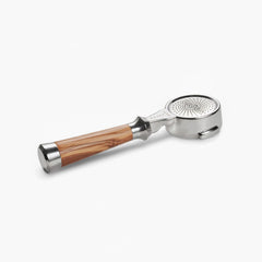 High-extraction Italian-style bottomed portafilter handle
