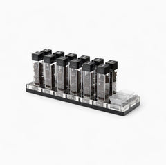 Lab-style coffee bean storage rack component