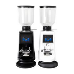 Turin CK74W black and white grinders, front view