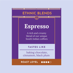Kaveri Southern India Espresso Blend Espresso Blend coffee information graphic — image 2