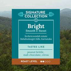 Kaveri Kerkeicoondah Medium-Light Roast Coffee Bright signature coffee information graphic — image 2