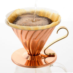 Hario V60 copper coffee dripper