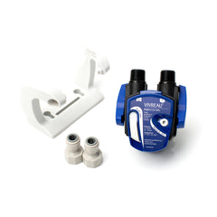Variable bypass water filter head