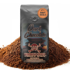 Warpath Dark Chocolate Flavored Coffee — front package, image 1