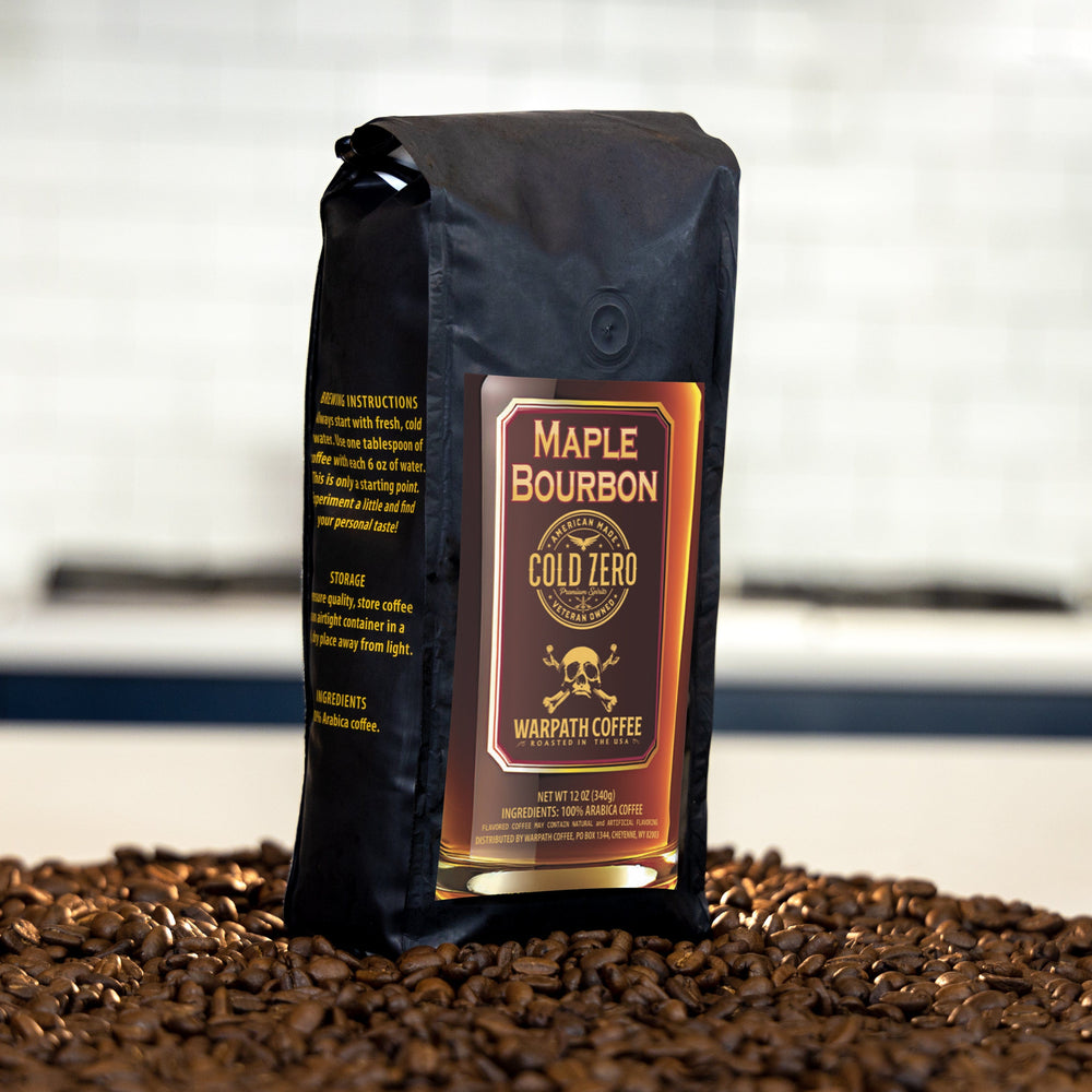 Bag of light roast coffee from Origin Unknown with notes of Rich Flavors