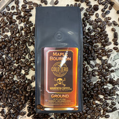 Warpath Maple Bourbon Flavored Coffee — front package, image 1
