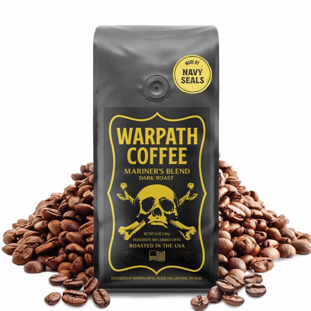 Bag of dark roast coffee from Blend with notes of Rich Flavors