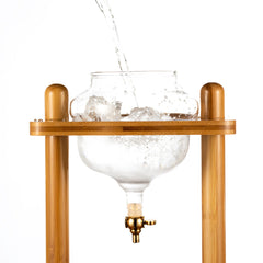 Yama bamboo cold brew tower detail