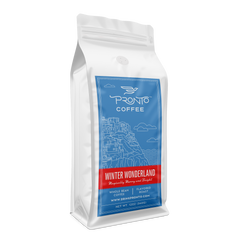 Winter Wonderland flavored coffee package detail