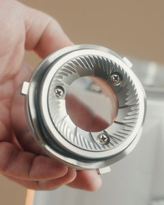 Removable upper 64mm flat burr for the Turin DF64 Gen 2.7